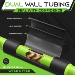 Dual-Wall Heat Shrink Tubing 3:1 Ratio Adhesive Lined, 50 Feet(Dual Wall Heat Shrink Tubing 3 1 Ratio Adhesive Lined 50 Feet) 18 Dual-Wall Heat Shrink Tubing 3:1 Ratio Adhesive Lined, 50 Feet(Dual Wall Heat Shrink Tubing 3 1 Ratio Adhesive Lined 50 Feet) -GEARit Store GI HS BK.PT03