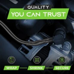 Dual-Wall Heat Shrink Tubing 3:1 Ratio Adhesive Lined, 50 Feet(Dual Wall Heat Shrink Tubing 3 1 Ratio Adhesive Lined 50 Feet) 22 Dual-Wall Heat Shrink Tubing 3:1 Ratio Adhesive Lined, 50 Feet(Dual Wall Heat Shrink Tubing 3 1 Ratio Adhesive Lined 50 Feet) -GEARit Store GI HS BK.PT07