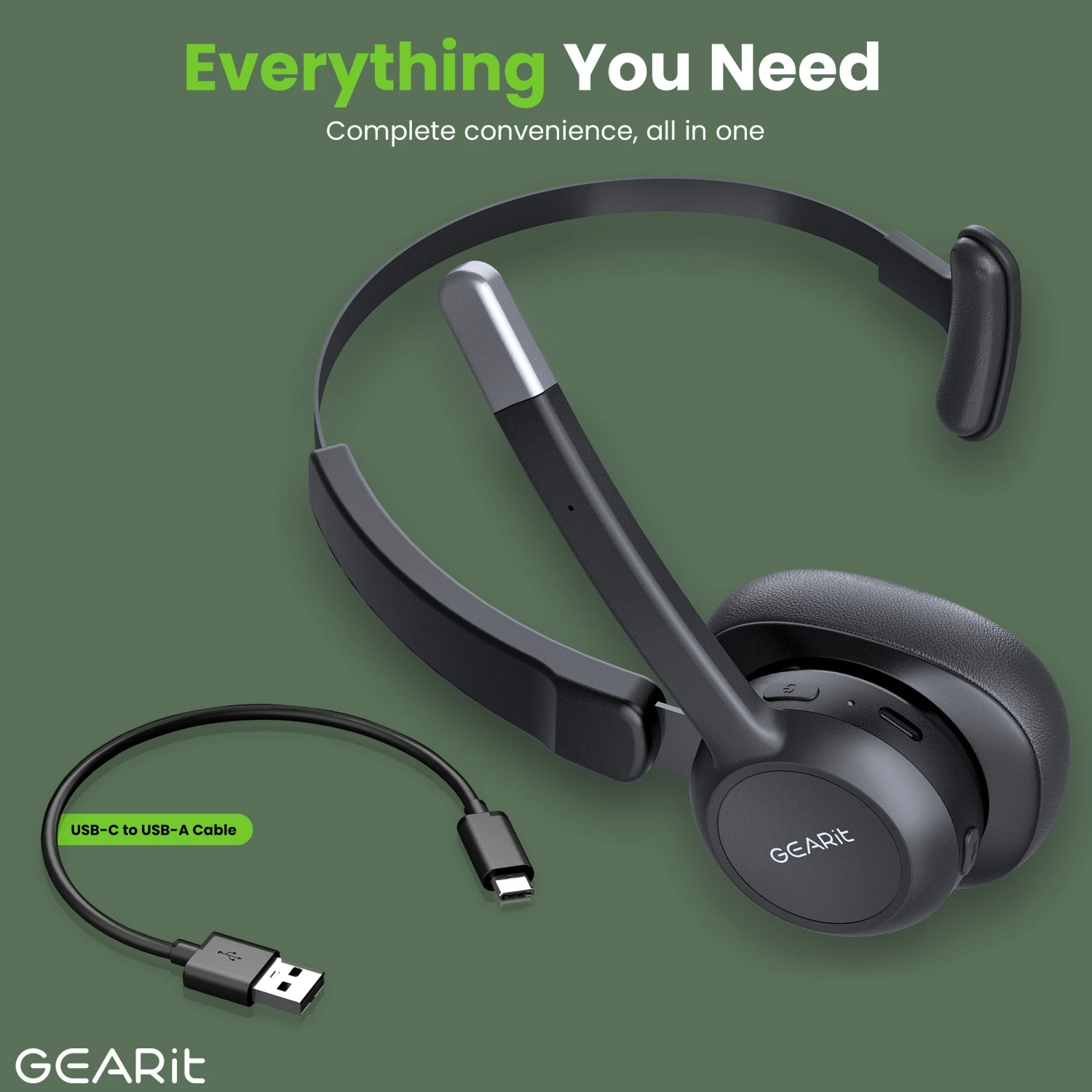 Wireless Bluetooth Headset With Microphone(Wireless Bluetooth Headset With Microphone) 8 Wireless Bluetooth Headset With Microphone(Wireless Bluetooth Headset With Microphone) - Image 8