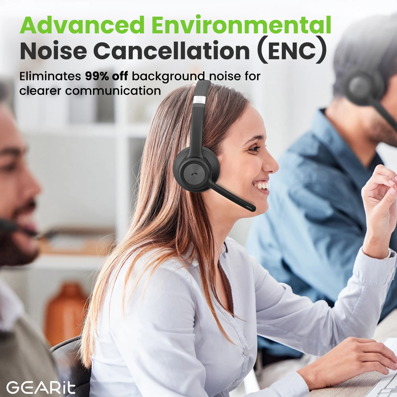 Wireless Bluetooth Headset With Mic(Wireless Bluetooth Headset With Mic) 2 Wireless Bluetooth Headset With Mic(Wireless Bluetooth Headset With Mic) - Image 2