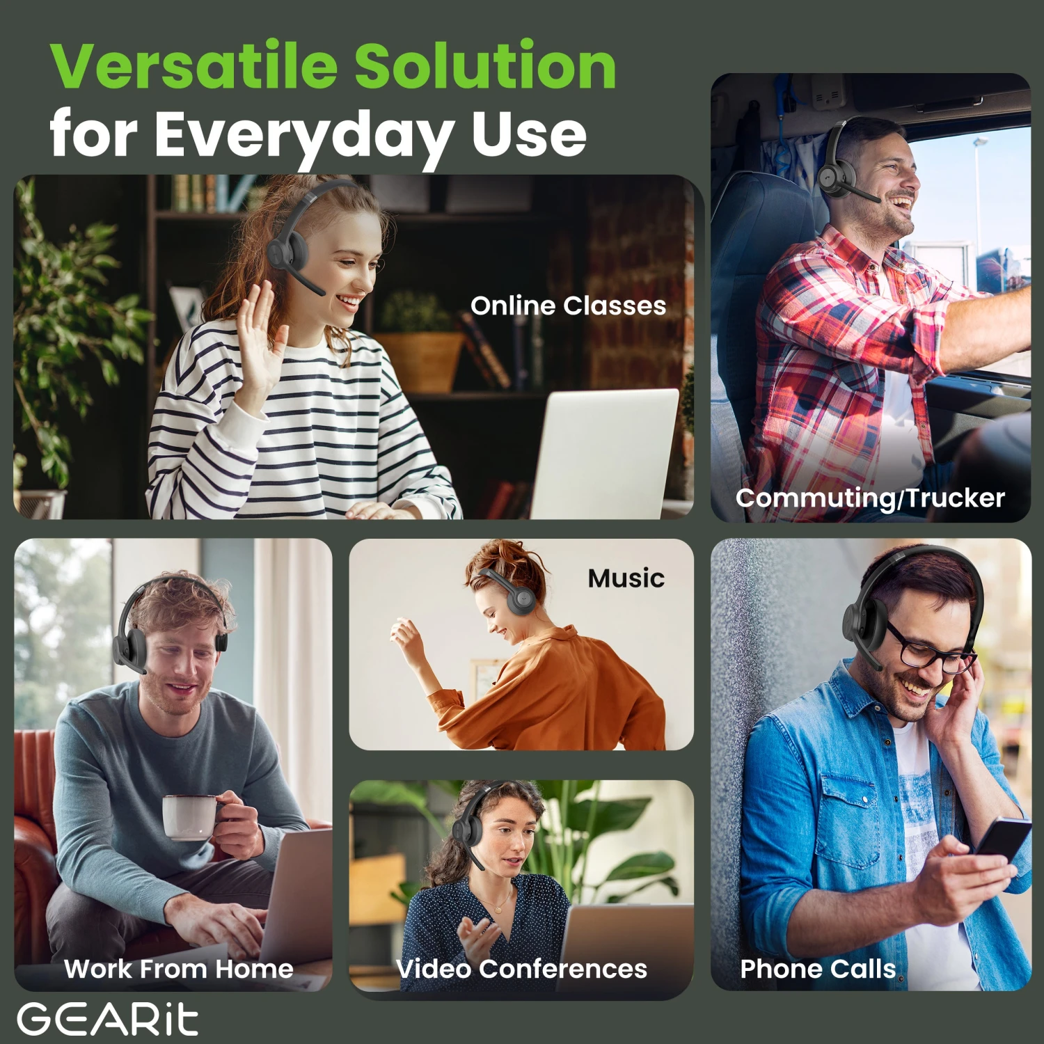 Wireless Bluetooth Headset With Mic(Wireless Bluetooth Headset With Mic) 5 Wireless Bluetooth Headset With Mic(Wireless Bluetooth Headset With Mic) - Image 5