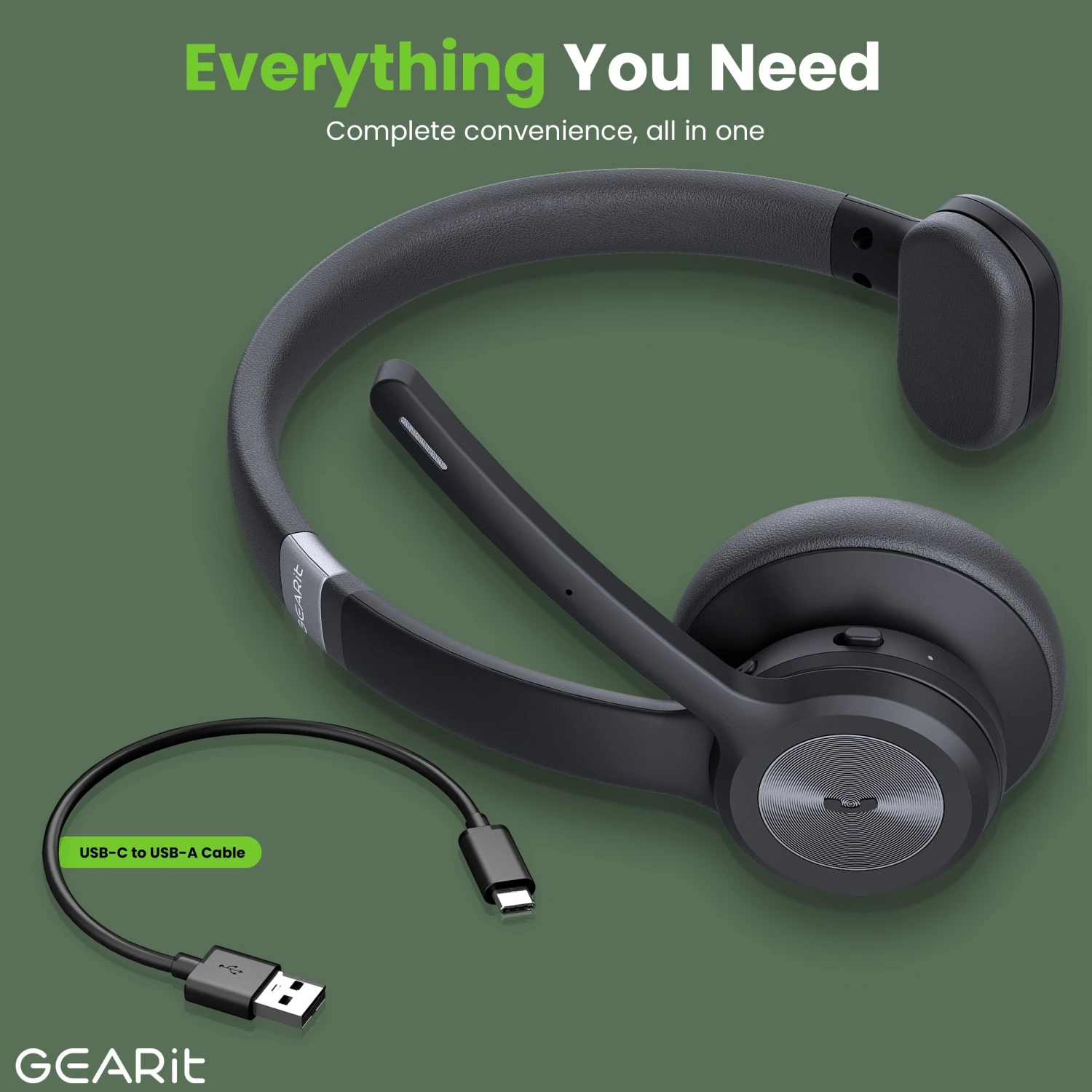 Wireless Bluetooth Headset With Mic(Wireless Bluetooth Headset With Mic) 8 Wireless Bluetooth Headset With Mic(Wireless Bluetooth Headset With Mic) - Image 8