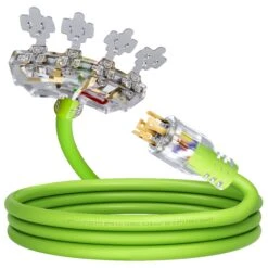 30 Amp 10/4 AWG NEMA 14-30P To 4x 5-20R STW Extension Power Cord(Gearit 30 Amp 10 4 Awg Nema 14 30p To 5 20r Outlet X4 Stw Generator Extension Cord) 18 30 Amp 10/4 AWG NEMA 14-30P To 4x 5-20R STW Extension Power Cord(Gearit 30 Amp 10 4 Awg Nema 14 30p To 5 20r Outlet X4 Stw Generator Extension Cord) -GEARit Store GI L1430P 520R4 1 5F