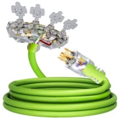 30 Amp 10/4 AWG NEMA 14-30P To 4x 5-20R STW Extension Power Cord(Gearit 30 Amp 10 4 Awg Nema 14 30p To 5 20r Outlet X4 Stw Generator Extension Cord) 19 30 Amp 10/4 AWG NEMA 14-30P To 4x 5-20R STW Extension Power Cord(Gearit 30 Amp 10 4 Awg Nema 14 30p To 5 20r Outlet X4 Stw Generator Extension Cord) -GEARit Store GI L1430P 520R4 25F