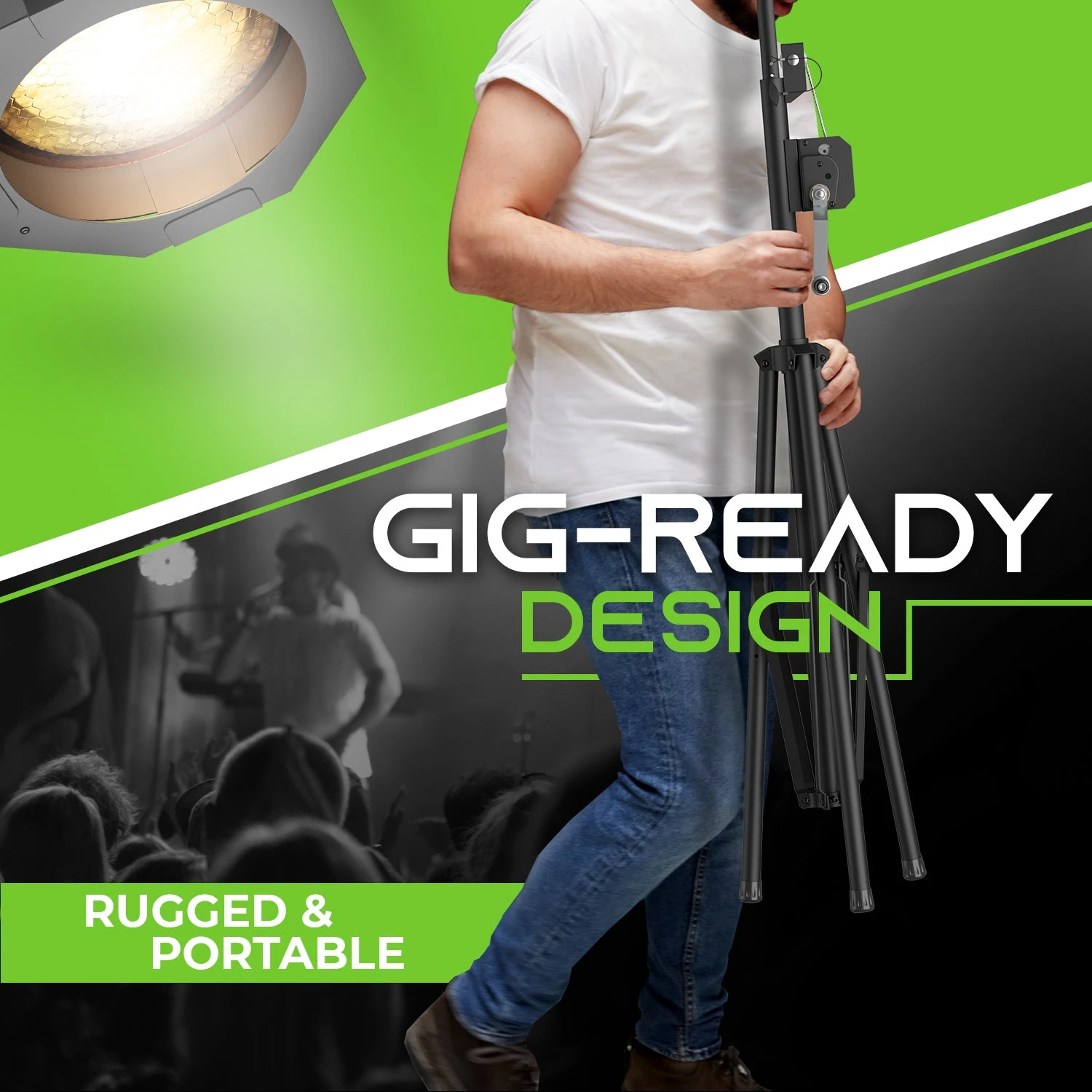 Pro Audio DJ Light Stand T-Bar & Par Can Tripod(Pro Audio Dj Light Stand T Bar Par Can Tripod) 5 Pro Audio DJ Light Stand T-Bar & Par Can Tripod(Pro Audio Dj Light Stand T Bar Par Can Tripod) - Image 5