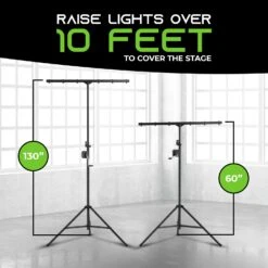 Pro Audio DJ Light Stand T-Bar & Par Can Tripod(Pro Audio Dj Light Stand T Bar Par Can Tripod) 12 Pro Audio DJ Light Stand T-Bar & Par Can Tripod(Pro Audio Dj Light Stand T Bar Par Can Tripod) -GEARit Store GI LSS HC HDT 15CB.PT05