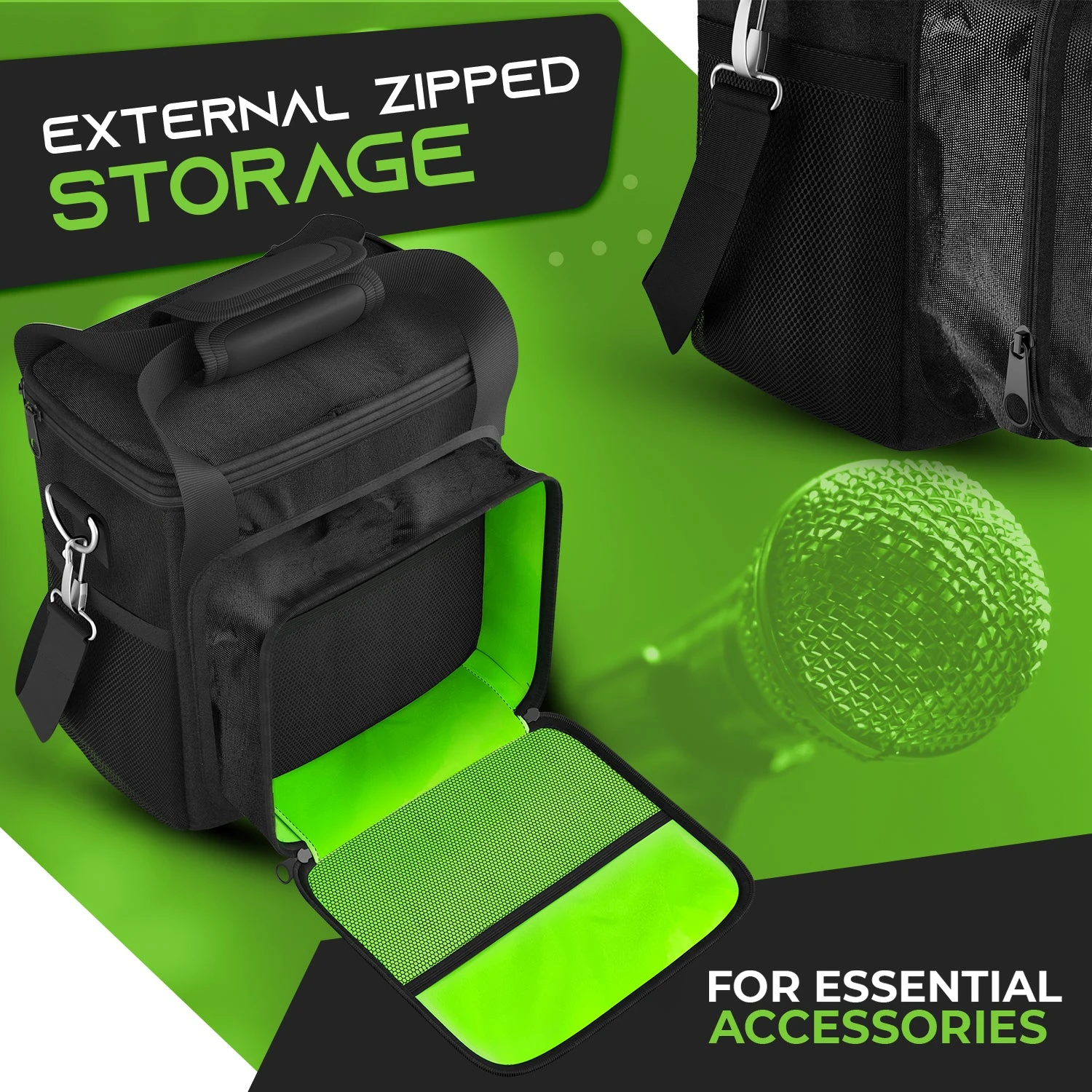 Microphone Carrying Bag(Gi Mp B8) 3 Microphone Carrying Bag(Gi Mp B8) - Image 3