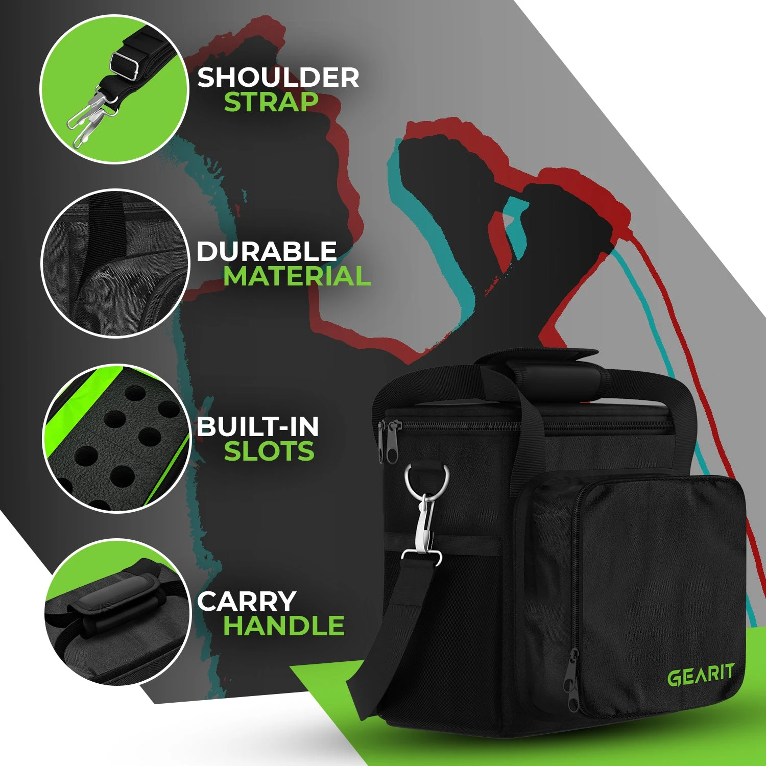 Microphone Carrying Bag(Gi Mp B8) 6 Microphone Carrying Bag(Gi Mp B8) - Image 6