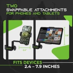 Phone And Tablet Holder For Microphone Stand - Up To 7.9" Tablet(Phone And Tablet Holder For Microphone Stand Up To 7 9 Tablet) 9 Phone And Tablet Holder For Microphone Stand - Up To 7.9" Tablet(Phone And Tablet Holder For Microphone Stand Up To 7 9 Tablet) -GEARit Store GI MPS TM.PT02