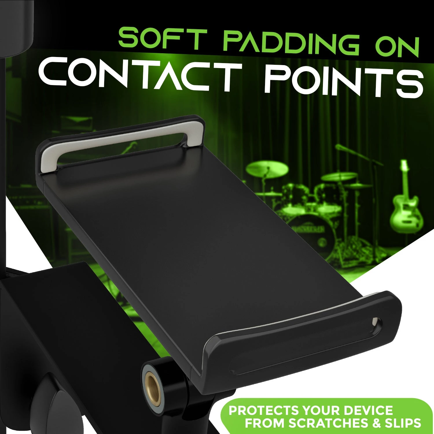 Phone And Tablet Holder For Microphone Stand - Up To 7.9" Tablet(Phone And Tablet Holder For Microphone Stand Up To 7 9 Tablet) 4 Phone And Tablet Holder For Microphone Stand - Up To 7.9" Tablet(Phone And Tablet Holder For Microphone Stand Up To 7 9 Tablet) - Image 4