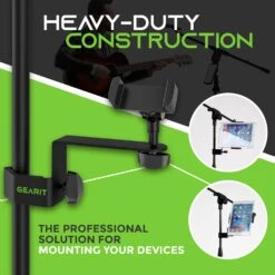 Phone And Tablet Holder For Microphone Stand - Up To 7.9" Tablet(Phone And Tablet Holder For Microphone Stand Up To 7 9 Tablet) 13 Phone And Tablet Holder For Microphone Stand - Up To 7.9" Tablet(Phone And Tablet Holder For Microphone Stand Up To 7 9 Tablet) -GEARit Store GI MPS TM.PT06