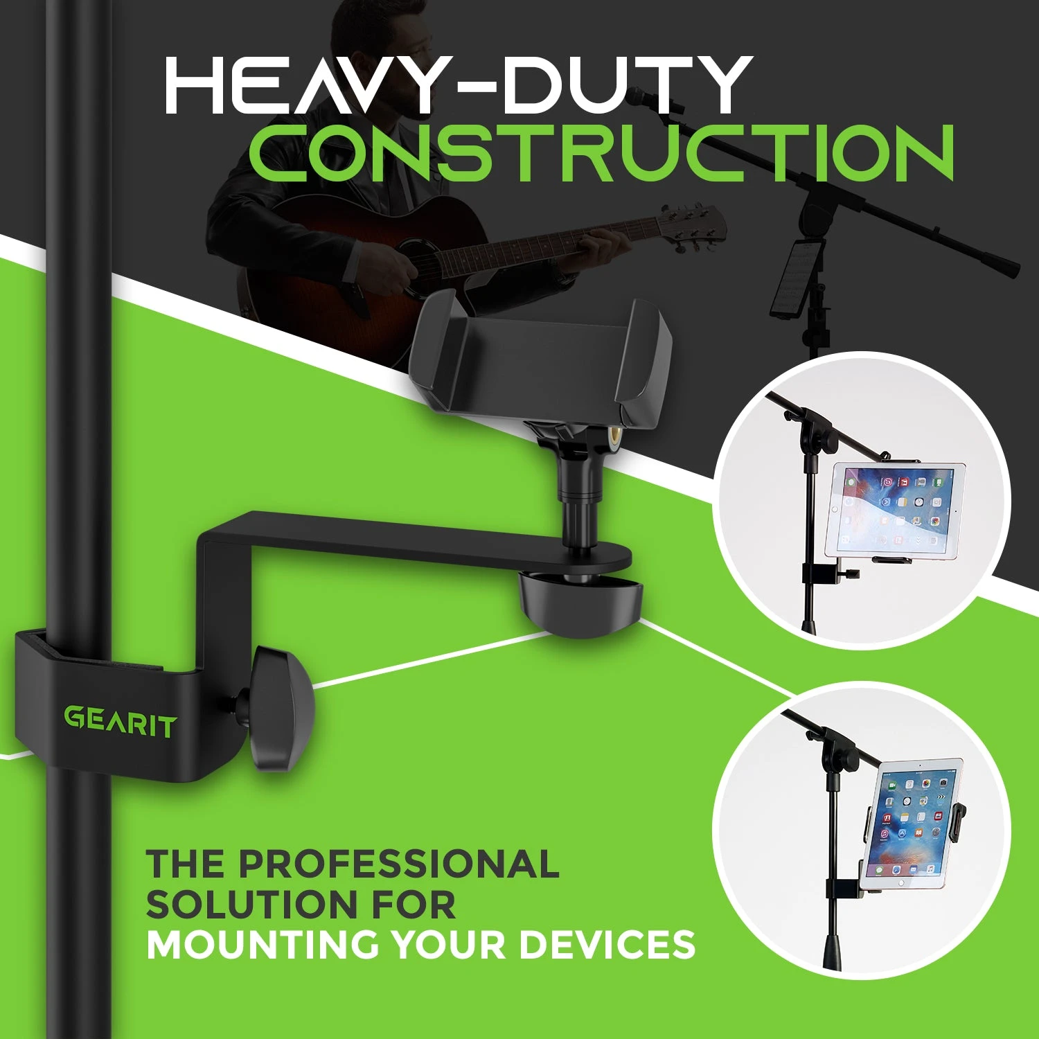 Phone And Tablet Holder For Microphone Stand - Up To 7.9" Tablet(Phone And Tablet Holder For Microphone Stand Up To 7 9 Tablet) 7 Phone And Tablet Holder For Microphone Stand - Up To 7.9" Tablet(Phone And Tablet Holder For Microphone Stand Up To 7 9 Tablet) - Image 7