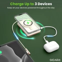 GEARit 2-in-1 10000mAh Power Bank - MagSafe Battery Pack With Kickstand(Gearit 2 In 1 Magsafe Wireless 10000mah Power Bank Copy) 25 GEARit 2-in-1 10000mAh Power Bank - MagSafe Battery Pack With Kickstand(Gearit 2 In 1 Magsafe Wireless 10000mah Power Bank Copy) -GEARit Store GI PB10K C2 TN 2