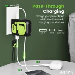 GEARit Lifestyle Series - 10,000mAh 22.5W 3-in-1 Hybrid Power Bank And Charger 2 Port(Gearit Lifestyle Series 10 000mah 22 5w 3 In 1 Hybrid Power Bank And Charger 2 Port) -GEARit Store GI PB10K12W C1L1A1 GR 4 3145db4a 93ae 471c 85be d6d85e7bc6eb