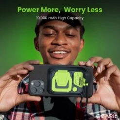 GEARit Lifestyle Series - 10,000mAh 22.5W 3-in-1 Hybrid Power Bank And Charger 2 Port(Gearit Lifestyle Series 10 000mah 22 5w 3 In 1 Hybrid Power Bank And Charger 2 Port) -GEARit Store GI PB10K12W C1L1A1 GR 5.1