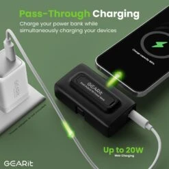 GEARit 5000 MAh Mini Power Bank With Built-in USB-C & Lightning Connectors(Gearit Lifestyle Series 5000mah Power Bank 3 Ports With Build In Usb C And Lightning Connector Copy) 19 GEARit 5000 MAh Mini Power Bank With Built-in USB-C & Lightning Connectors(Gearit Lifestyle Series 5000mah Power Bank 3 Ports With Build In Usb C And Lightning Connector Copy) -GEARit Store GI PB5K C1L1 BK 4