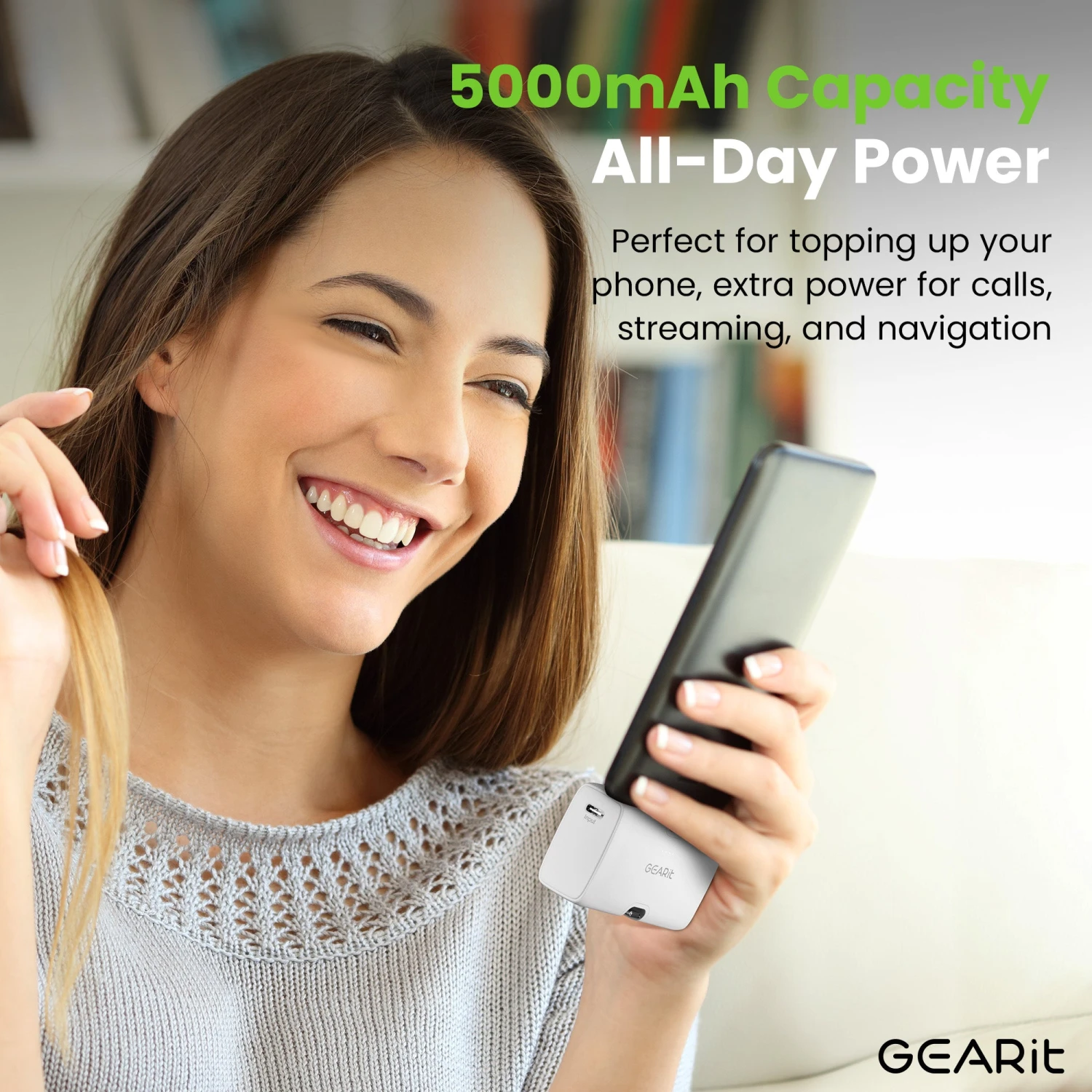 GEARit 5000 MAh Mini Power Bank With Built-in USB-C & Lightning Connectors(Gearit Lifestyle Series 5000mah Power Bank 3 Ports With Build In Usb C And Lightning Connector Copy) 11 GEARit 5000 MAh Mini Power Bank With Built-in USB-C & Lightning Connectors(Gearit Lifestyle Series 5000mah Power Bank 3 Ports With Build In Usb C And Lightning Connector Copy) - Image 11