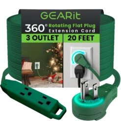 360° Rotating Flat Plug Multi-Outlet Extension Cord - Multiple Colors(360 Rotating Flat Plug Multi Outlet Extension Cord Green) 25 360° Rotating Flat Plug Multi-Outlet Extension Cord - Multiple Colors(360 Rotating Flat Plug Multi Outlet Extension Cord Green) -GEARit Store GI PLUG 360 3OUT GN 20F 6e73499f d1d2 47a6 9239 9c7492b542f4