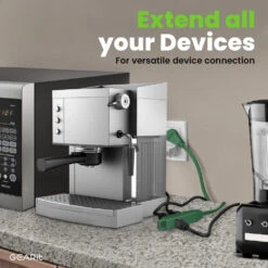 360° Rotating Flat Plug Multi-Outlet Extension Cord - Multiple Colors(360 Rotating Flat Plug Multi Outlet Extension Cord Green) 30 360° Rotating Flat Plug Multi-Outlet Extension Cord - Multiple Colors(360 Rotating Flat Plug Multi Outlet Extension Cord Green) -GEARit Store GI PLUG 360 3OUT GR4