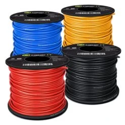 14 Gauge Power Ground Electrical Wire Copper Clad Aluminum Single Conductor 4 Primary Colors(Copy Of Gearit 16 Gauge Power Ground Electrical Wire Copper Clad Aluminum Single Conductor 4 Primary Colors)