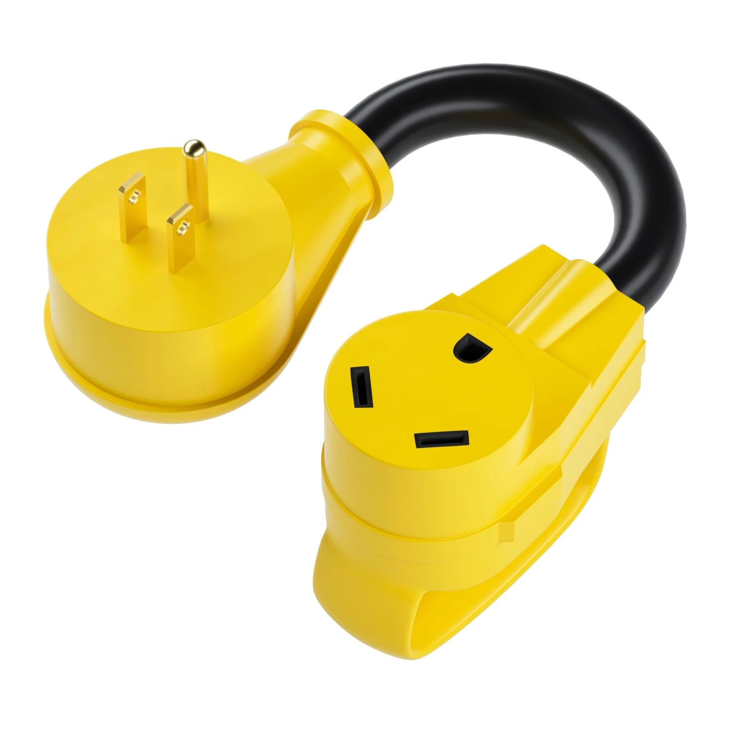 15 AMP Male (NEMA 5-15P) To 30 AMP Lock (NEMA TT-30R) RV Dogbone Adapter Cord, 1 Foot(Gearit 15 Amp Male Nema 5 15p To 30 Amp Lock Nema Tt 30r Rv Dogbone Adapter Cord 1 Foot) 1 15 AMP Male (NEMA 5-15P) To 30 AMP Lock (NEMA TT-30R) RV Dogbone Adapter Cord, 1 Foot(Gearit 15 Amp Male Nema 5 15p To 30 Amp Lock Nema Tt 30r Rv Dogbone Adapter Cord 1 Foot)