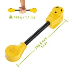 15 AMP Male (NEMA 5-15P) To 30 AMP Lock (NEMA TT-30R) RV Dogbone Adapter Cord, 1 Foot(Gearit 15 Amp Male Nema 5 15p To 30 Amp Lock Nema Tt 30r Rv Dogbone Adapter Cord 1 Foot) 9 15 AMP Male (NEMA 5-15P) To 30 AMP Lock (NEMA TT-30R) RV Dogbone Adapter Cord, 1 Foot(Gearit 15 Amp Male Nema 5 15p To 30 Amp Lock Nema Tt 30r Rv Dogbone Adapter Cord 1 Foot) -GEARit Store GI RV DB 15M 30F 3