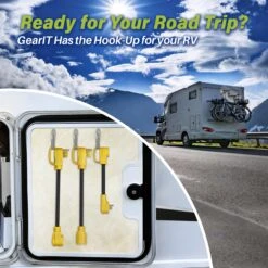 50 AMP Male (NEMA 14-50P) To 30 AMP Female 3 Prongs (NEMA TT-30R) RV Dogbone Generator Adapter Cord, 1.5 Feet(Gearit 50 Amp Male Nema 14 50p To 30 Amp Female 3 Prongs Nema Tt 30r Rv Dogbone Generator Adapter Cord 1 5 Feet) -GEARit Store GI RV DB 50M 30F 6