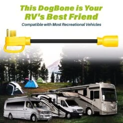 50 AMP Male (NEMA 14-50P) To 30 AMP Female Twist Lock (NEMA L14-30R) RV Dogbone Generator Adapter Cord, 1.5 Feet(Gearit 50 Amp Male Nema 14 50p To 30 Amp Female Twist Lock Nema L14 30r Rv Dogbone Generator Adapter Cord 1 5 Feet) 10 50 AMP Male (NEMA 14-50P) To 30 AMP Female Twist Lock (NEMA L14-30R) RV Dogbone Generator Adapter Cord, 1.5 Feet(Gearit 50 Amp Male Nema 14 50p To 30 Amp Female Twist Lock Nema L14 30r Rv Dogbone Generator Adapter Cord 1 5 Feet) -GEARit Store GI RV DB 50M 30F L 5