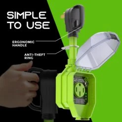 50-Amp RV Surge Protector Plug With 3060 Joules Surge Protection - Weatherproof Cover And OCP Reset(50 Amp Rv Surge Protector Plug With 4100 Joules Surge Protection Weatherproof Cover And Ocp Reset) -GEARit Store GI RVSP OCP 50A 5