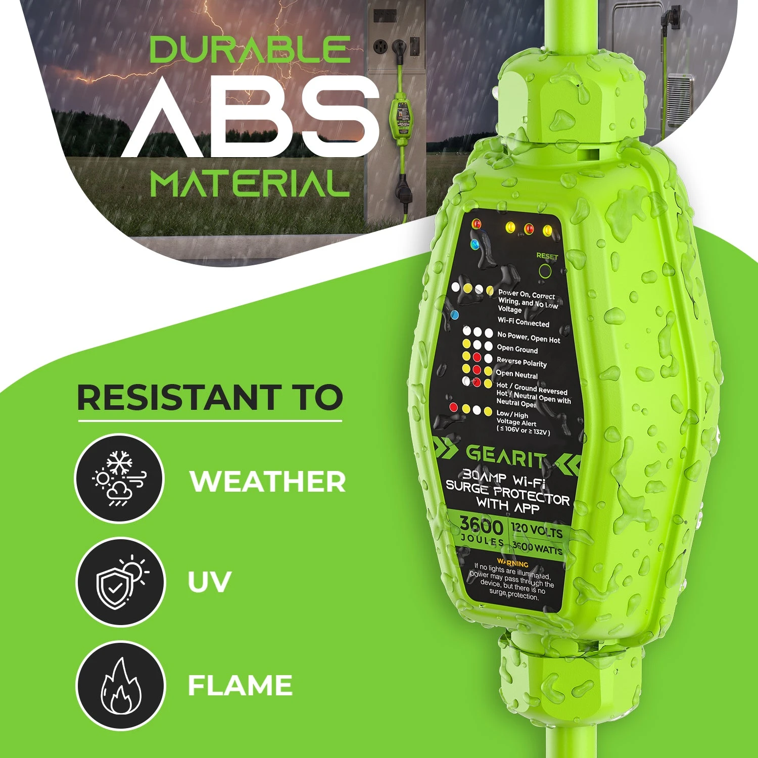 30 Amp WiFi RV Surge Protector - Monitor In Real Time(30 Amp Wifi Rv Surge Protector Monitor In Real Time) 3 30 Amp WiFi RV Surge Protector - Monitor In Real Time(30 Amp Wifi Rv Surge Protector Monitor In Real Time) - Image 3