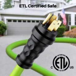 50-Amp 6/3+8/1 AWG NEMA 14-50P To SS2-50R Twist Lock Connector STW Generator Extension Cord(Gearit 50 Amp 6 3 8 1 Awg Nema 14 50p To Ss2 50r Twist Lock Connector Stw Generator Extension Cord) -GEARit Store GI S1450P SS250R 7