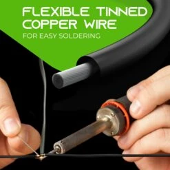 12AWG 600V Tinned OFC Stranded Silicone Wire, Black(Gearit 12awg 600v Tinned Ofc Stranded Silicone Wire Black) -GEARit Store GI SLC 12G BK 7 f522aa82 c404 4d7d aa97 ead493bfcb1c