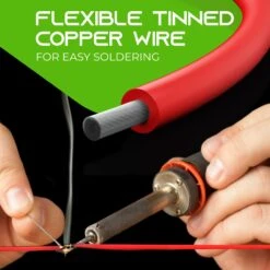 12AWG 600V Tinned OFC Stranded Silicone Wire, Red(Gearit 12awg 600v Tinned Ofc Stranded Silicone Wire Red) -GEARit Store GI SLC 12G RD 7