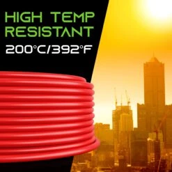 14AWG 600V Tinned OFC Stranded Silicone Wire, Red(Gearit 14awg 600v Tinned Ofc Stranded Silicone Wire Red) -GEARit Store GI SLC 14G RD 4