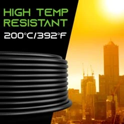 16AWG 600V Tinned OFC Stranded Silicone Wire, 100ft Black(Gearit 16awg 600v Tinned Ofc Stranded Silicone Wire 100ft Black) -GEARit Store GI SLC 16G BK 4