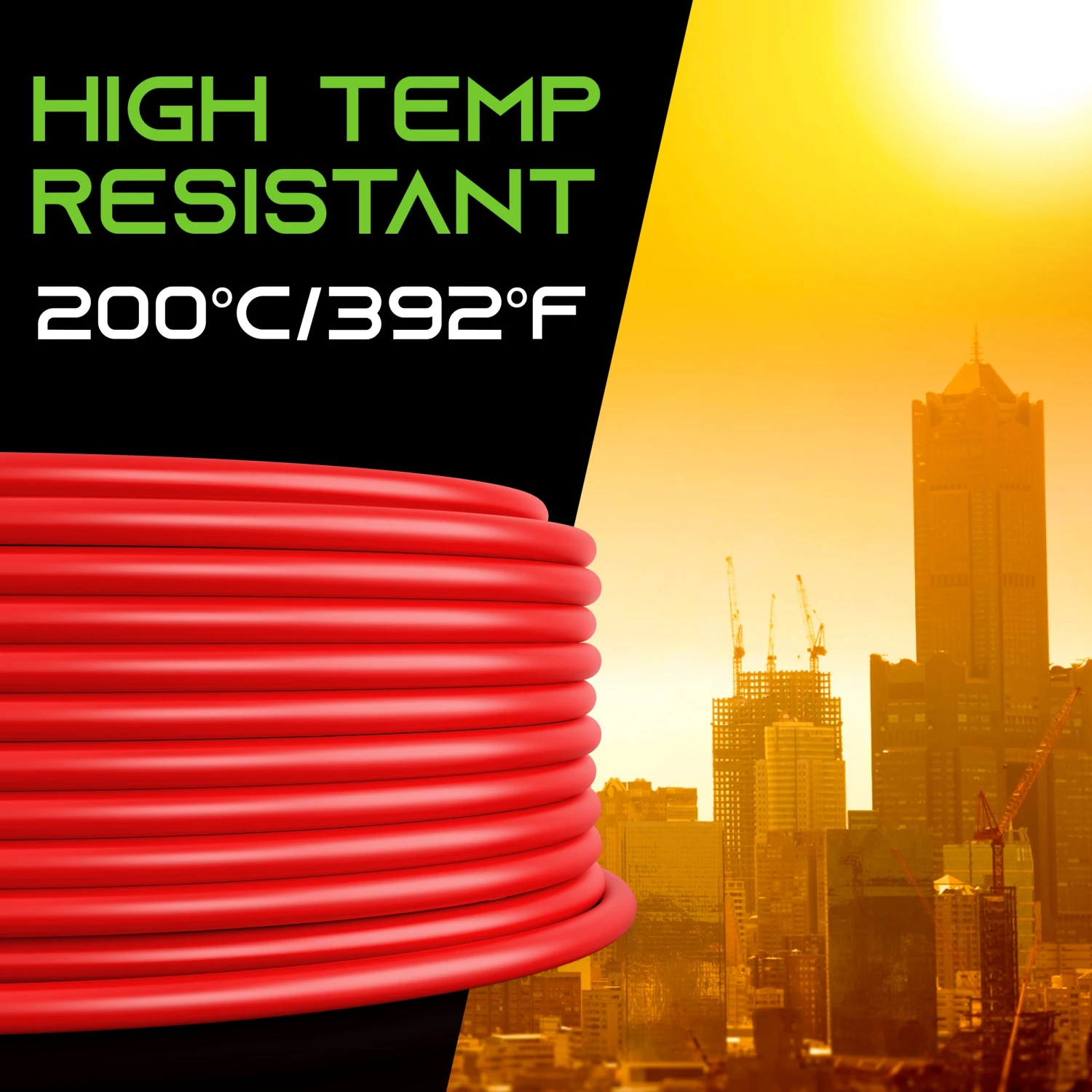 16AWG 600V Tinned OFC Stranded Silicone Wire, 100ft Red(Gearit 16awg 600v Tinned Ofc Stranded Silicone Wire 100ft Red) 4 16AWG 600V Tinned OFC Stranded Silicone Wire, 100ft Red(Gearit 16awg 600v Tinned Ofc Stranded Silicone Wire 100ft Red) - Image 4