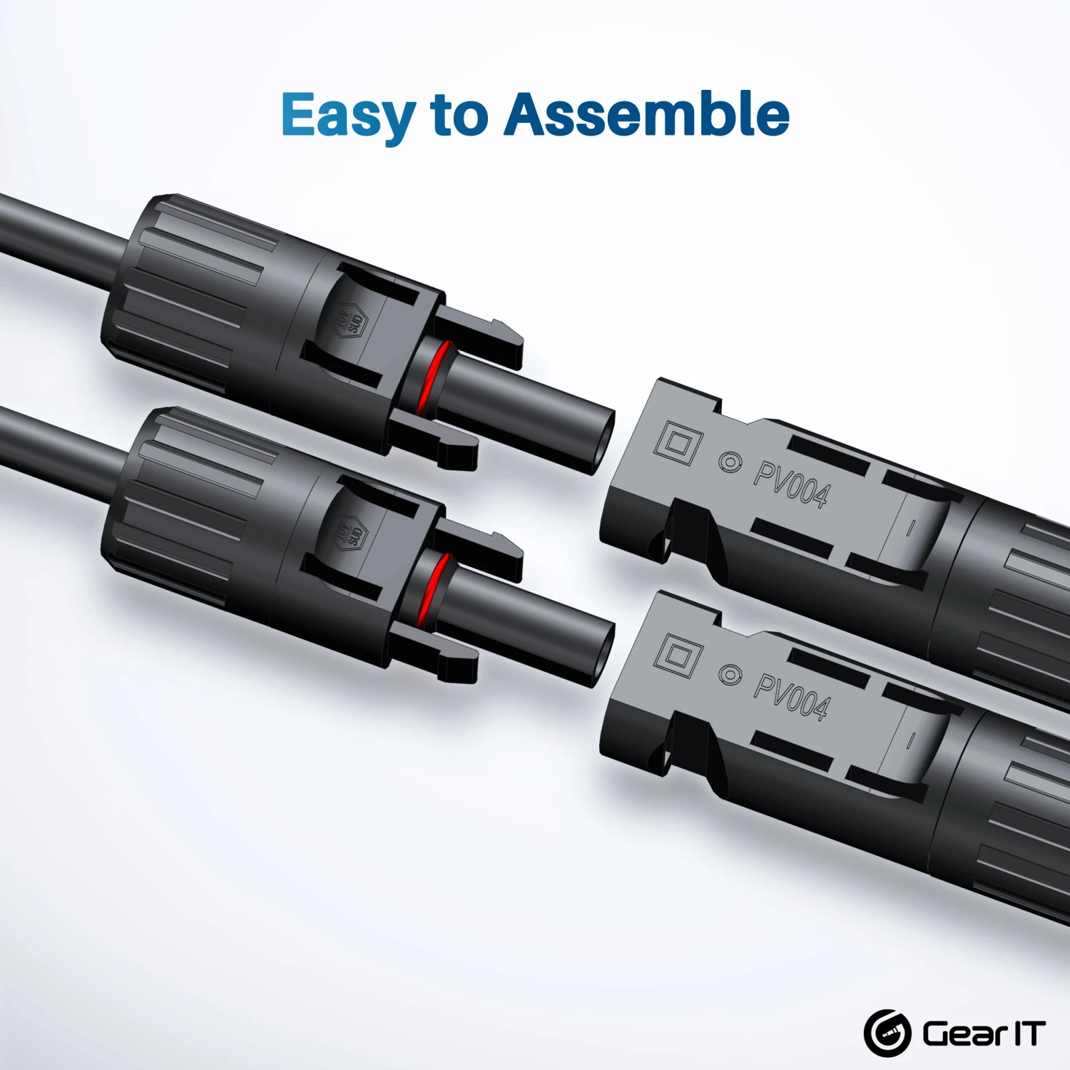 Solar Panel Connectors With Male To Female Connectors For Solar Panel Y Multi Branch Adapter(Gearit Solar Panel Connectors With Male To Female Connectors For Solar Panel Y Multi Branch Adapter) 6 Solar Panel Connectors With Male To Female Connectors For Solar Panel Y Multi Branch Adapter(Gearit Solar Panel Connectors With Male To Female Connectors For Solar Panel Y Multi Branch Adapter) - Image 6