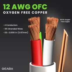 GEARit Store -GEARit Store GI SPKR 12AWG CL2 WH C4 2