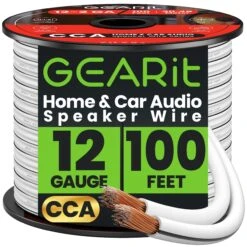 10 Gauge Speaker Wire CCA - Copper Clad Aluminum, White(Gearit 10 Gauge Speaker Wire Cca Copper Clad Aluminum White) 36 10 Gauge Speaker Wire CCA - Copper Clad Aluminum, White(Gearit 10 Gauge Speaker Wire Cca Copper Clad Aluminum White) -GEARit Store GI SPKR 12AWG WH 100FT FBA 9ad92db9 a743 4654 8643 e0854c30bc28