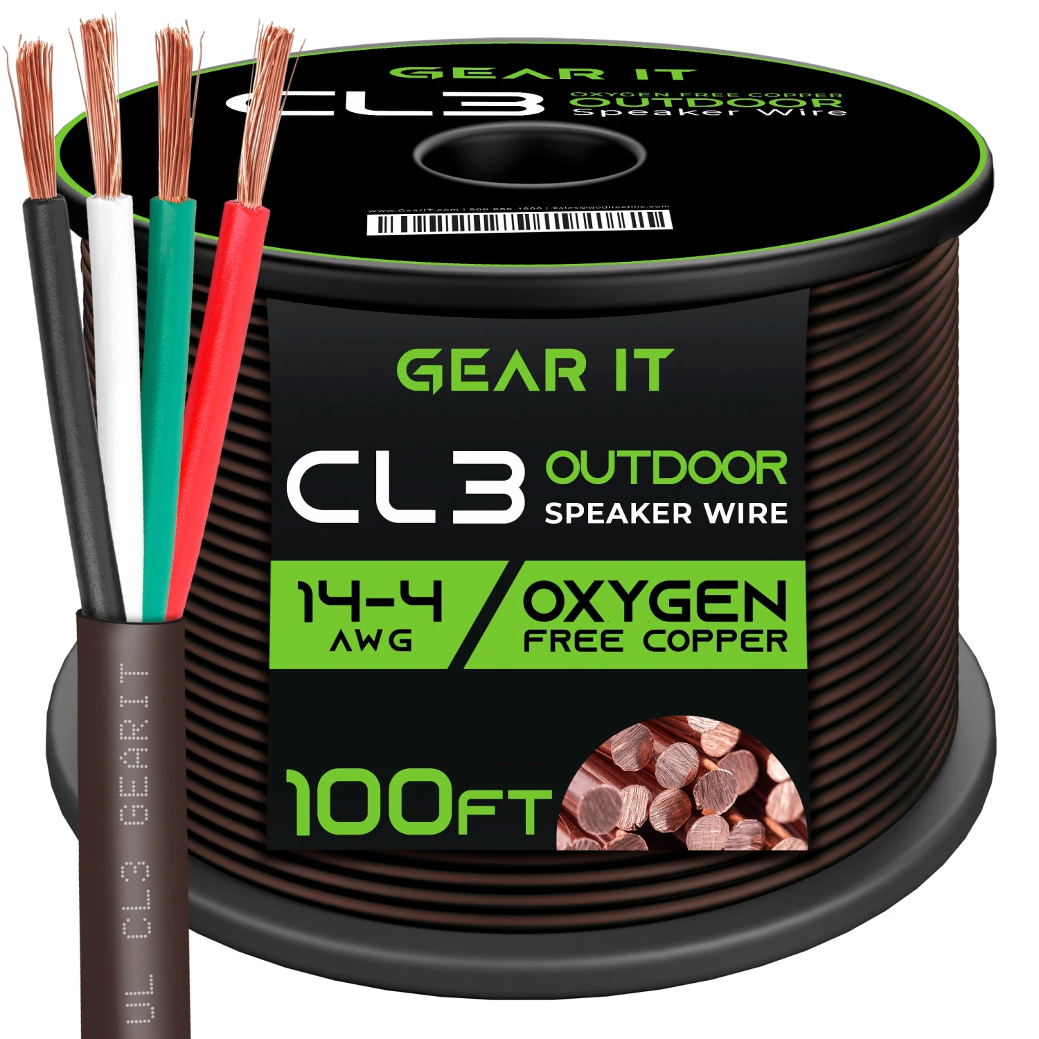 14/4 AWG OFC Outdoor Speaker Wire, Brown(14 4 Awg Ofc Outdoor Speaker Wire Brown) 8 14/4 AWG OFC Outdoor Speaker Wire, Brown(14 4 Awg Ofc Outdoor Speaker Wire Brown) - Image 8