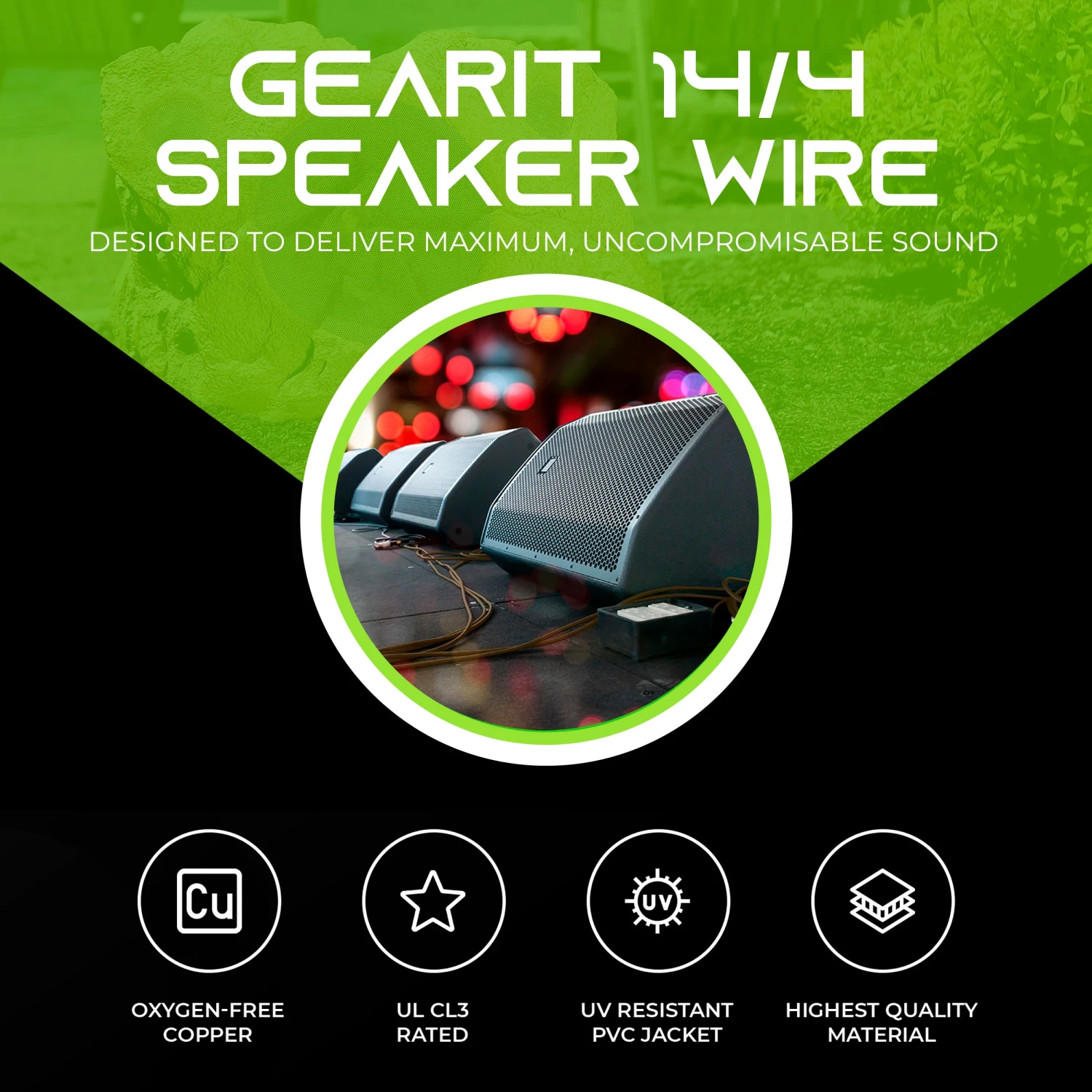 14/4 AWG OFC Outdoor Speaker Wire, Brown(14 4 Awg Ofc Outdoor Speaker Wire Brown) 2 14/4 AWG OFC Outdoor Speaker Wire, Brown(14 4 Awg Ofc Outdoor Speaker Wire Brown) - Image 2