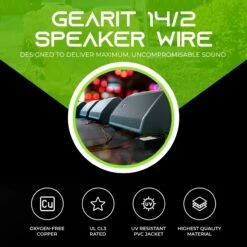 14/2 AWG OFC Outdoor Speaker Wire, Brown(14 2 Awg Ofc Outdoor Speaker Wire Brown) 11 14/2 AWG OFC Outdoor Speaker Wire, Brown(14 2 Awg Ofc Outdoor Speaker Wire Brown) -GEARit Store GI SPKR 14AWG CL3 BN C2 3