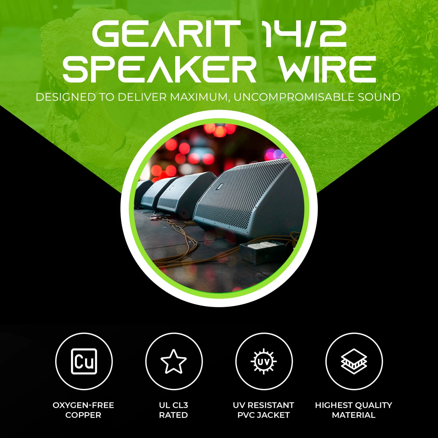 14/2 AWG OFC Outdoor Speaker Wire, Brown(14 2 Awg Ofc Outdoor Speaker Wire Brown) 3 14/2 AWG OFC Outdoor Speaker Wire, Brown(14 2 Awg Ofc Outdoor Speaker Wire Brown) - Image 3