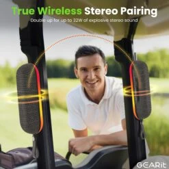 GEARit SoundBrick RGB Wireless Golf Magnetic Bluetooth Speaker 16W Audio Output - IPX6 Water-Resistant(Ultra Portable Waterproof 6w Loud Bluetooth Speaker Copy) 12 GEARit SoundBrick RGB Wireless Golf Magnetic Bluetooth Speaker 16W Audio Output - IPX6 Water-Resistant(Ultra Portable Waterproof 6w Loud Bluetooth Speaker Copy) -GEARit Store GI SPKR BT BRICK BK 5