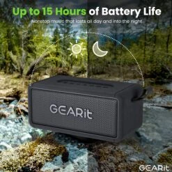 GEARit 40W Portable Bluetooth Speaker IPX6(Gearit Boom 120w Portable Bluetooth Speake Ipx6 Copy) -GEARit Store GI SPKR BT IN BK 3 2cbee3e4 acca 465c 87c0 6da99ae2e8b1