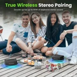 GEARit 40W Portable Bluetooth Speaker IPX6(Gearit Boom 120w Portable Bluetooth Speake Ipx6 Copy) -GEARit Store GI SPKR BT IN BK 5 5ca84e55 4668 4498 8408 9a96906794b2