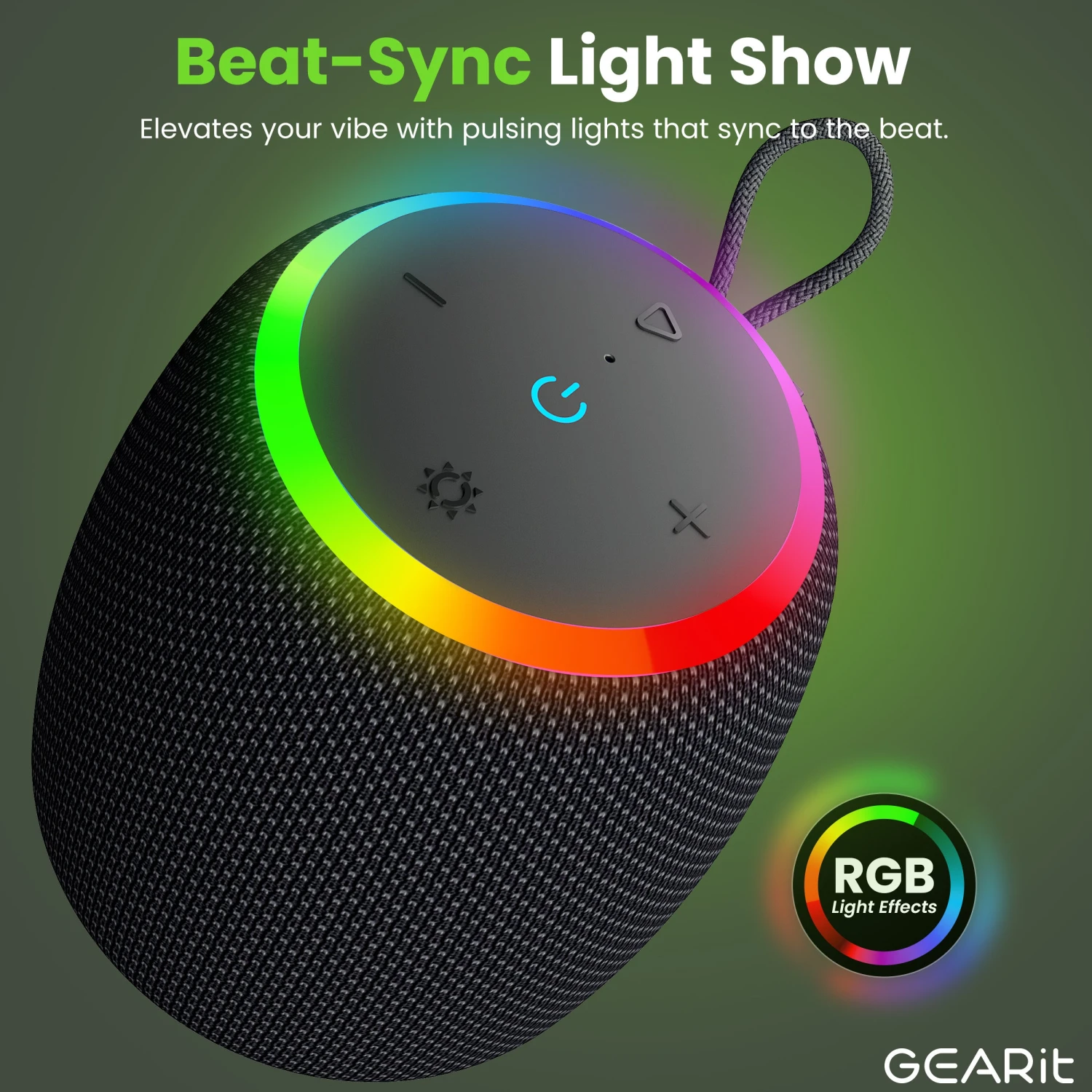 Portable Water-Resistant 15W Bluetooth Speaker(Portable Water Resistant 15w Bluetooth Speaker) 6 Portable Water-Resistant 15W Bluetooth Speaker(Portable Water Resistant 15w Bluetooth Speaker) - Image 6