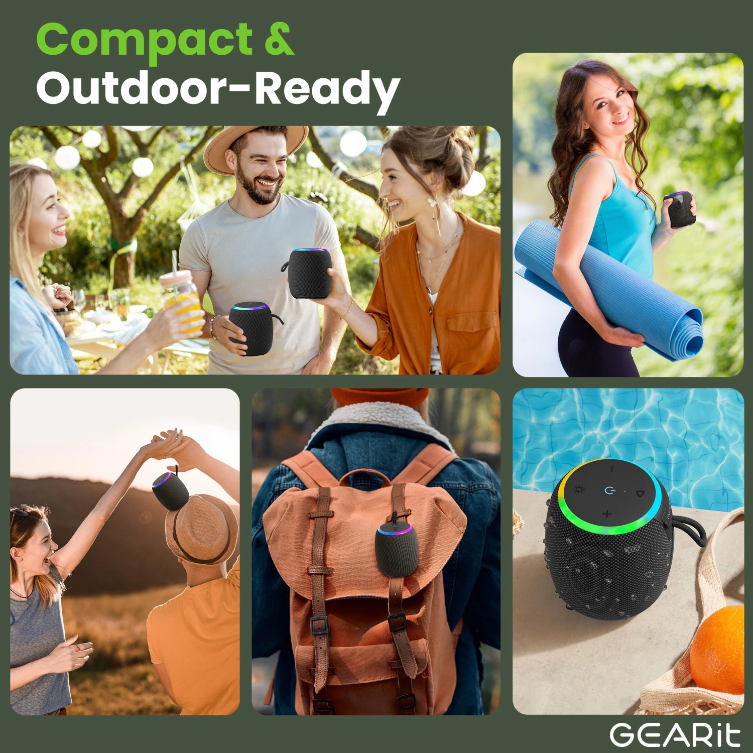 Portable Water-Resistant 15W Bluetooth Speaker(Portable Water Resistant 15w Bluetooth Speaker) 8 Portable Water-Resistant 15W Bluetooth Speaker(Portable Water Resistant 15w Bluetooth Speaker) - Image 8