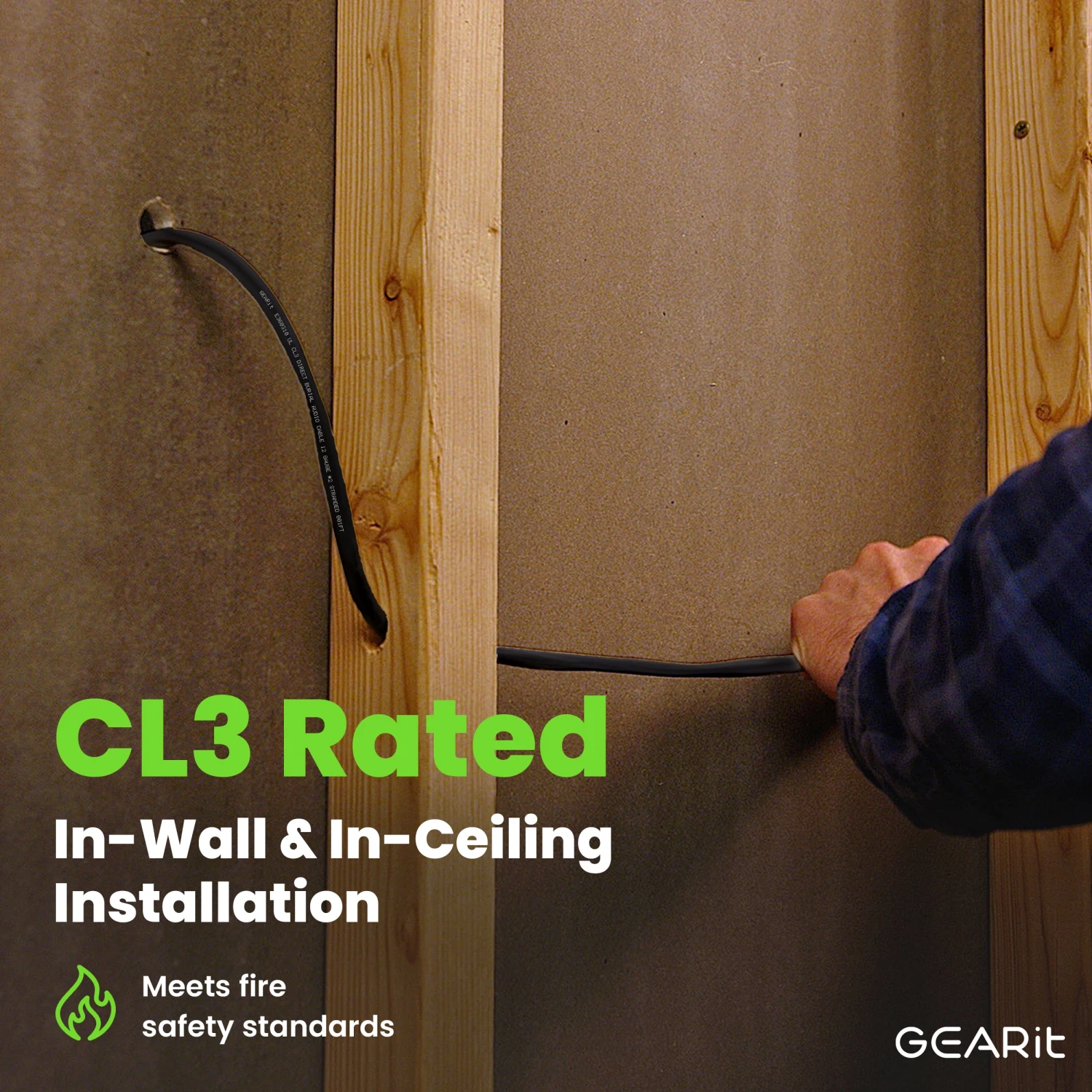 16 AWG In Wall Speaker Wire 4-Conductor Bi-Wire Cables - CL2 Rated - Oxygen Free Copper (OFC), White(Gearit 16 Awg In Wall Speaker Wire 4 Conductor Bi Wire Cables Cl2 Rated Oxygen Free Copper Ofc White) 5 16 AWG In Wall Speaker Wire 4-Conductor Bi-Wire Cables - CL2 Rated - Oxygen Free Copper (OFC), White(Gearit 16 Awg In Wall Speaker Wire 4 Conductor Bi Wire Cables Cl2 Rated Oxygen Free Copper Ofc White) - Image 5