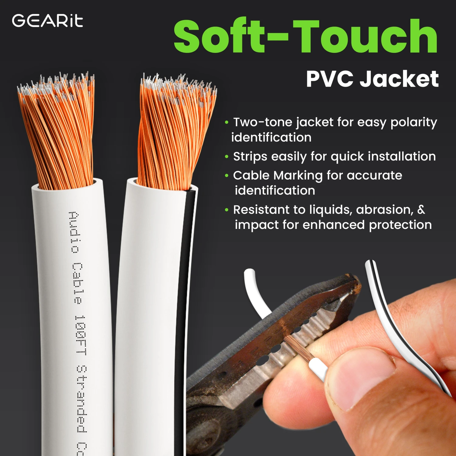 12 Gauge CCA Speaker Wire(Gearit 12 Gauge Speaker Wire Cca Copper Clad Aluminum Home Theatre Car Speakers More 12 Awg Pro Series) 7 12 Gauge CCA Speaker Wire(Gearit 12 Gauge Speaker Wire Cca Copper Clad Aluminum Home Theatre Car Speakers More 12 Awg Pro Series) - Image 7